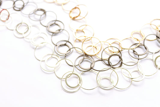 Wholesale Ring Chain, Brass Chain, Chain by the Foot, Jewelry Supply, Jewelry Finding, Necklace Chain, Loopy Chain, Loop Chain
