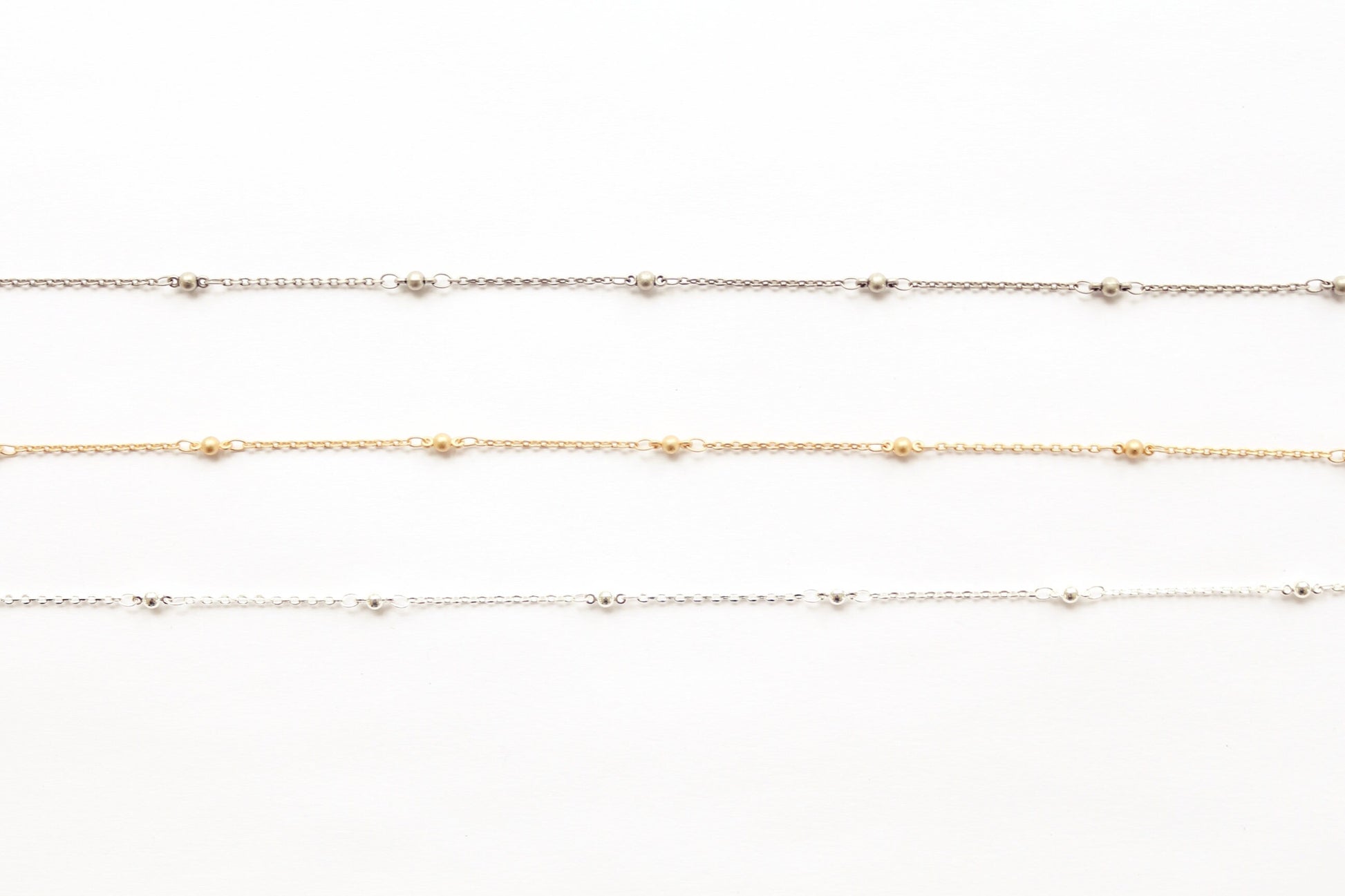 Ball and Chain Rosary Chain, Rosary Style Chain, Bulk Chain, Rosary Chain by Foot, Gold Chain, Silver Chain, Ball Chain, Wholesale Chain
