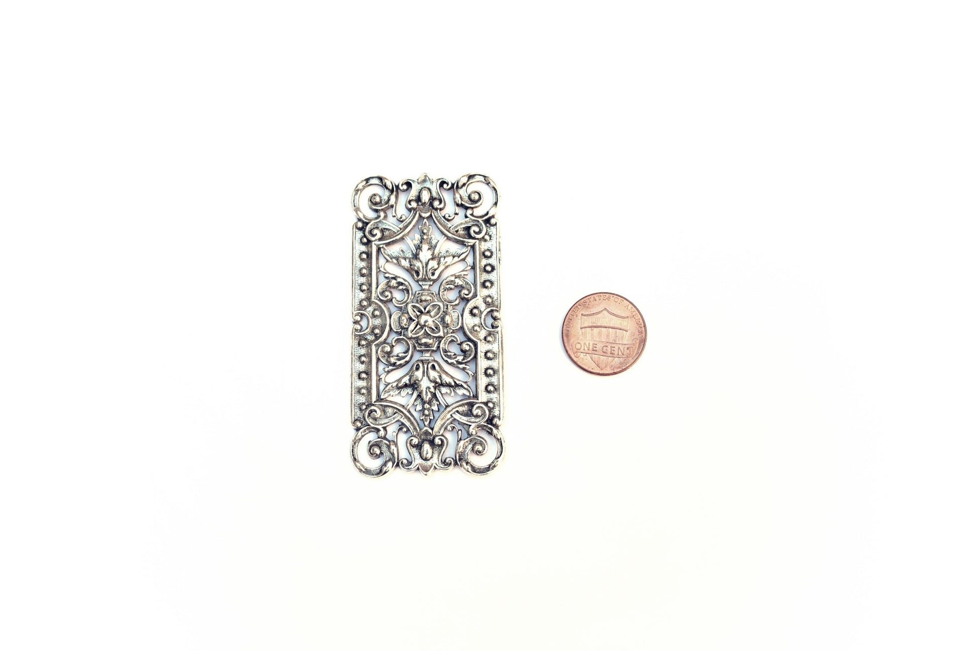 Ornate Statement Component, Britannium, Pewter Jewelry Component, Jewelry Making, Jewelry Making Component, Jewelry Supply,Statement Jewelry