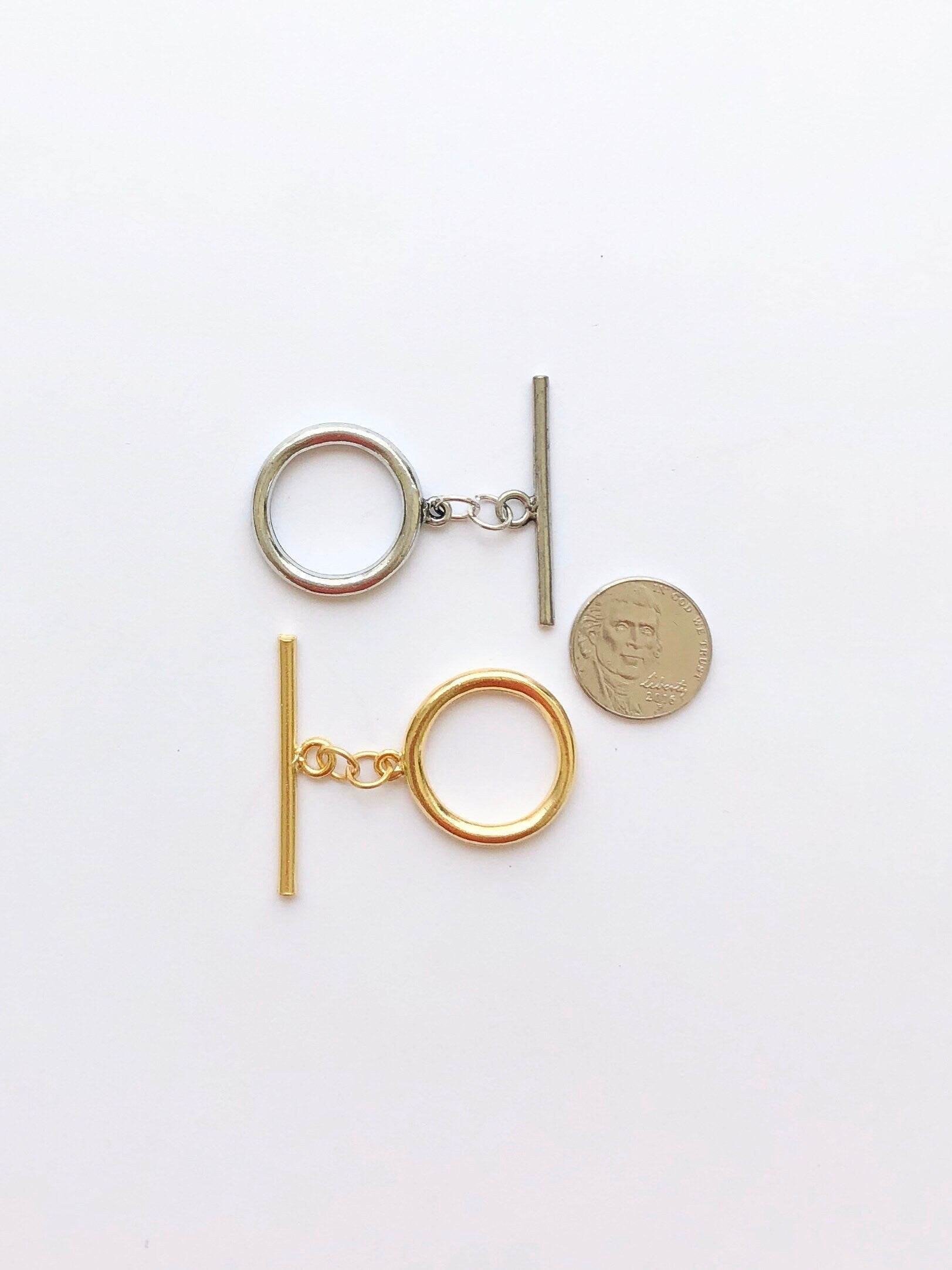 Toggle Clasp, Gold Clasp, Minimalist Toggle, Silver Toggle, Jewelry Design, Finding, Clasp, Silver Clasp, Large Toggle, Gold Toggle
