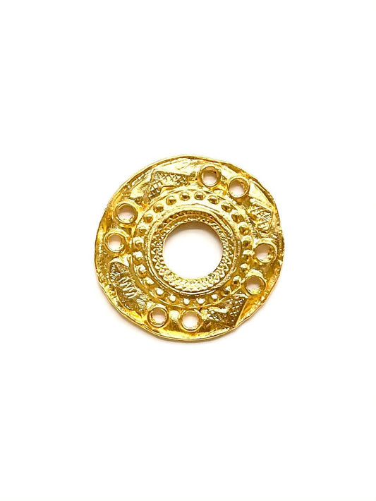 Gold Medallion Pendant, Coin Jewelry, Large Pendant, Gold Pendant, Statement Pendant, Jewelry Making, Disc Pendant, Coin Charm