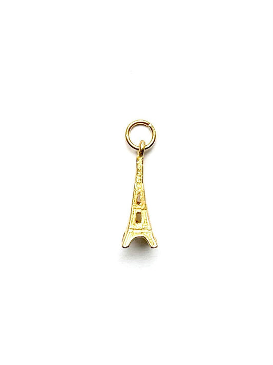 Eiffel Tower Charm, Paris Pendant, French Pendant, Paris Charm, French Jewelry, Pewter Charm, Gold Charm, Gold Eiffel Tower