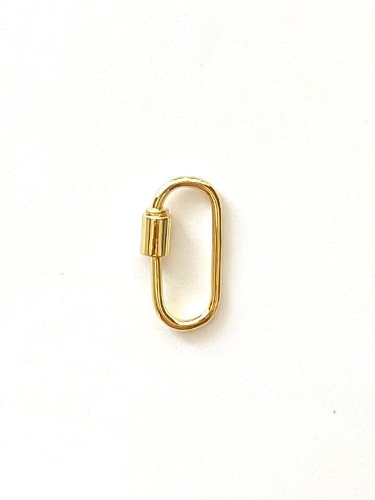 Carabiner Clasp, Gold Clasp, Silver Clasp, Jewelry Finding, Gold Carabiner, Plain Carabiner, Jewelry Design