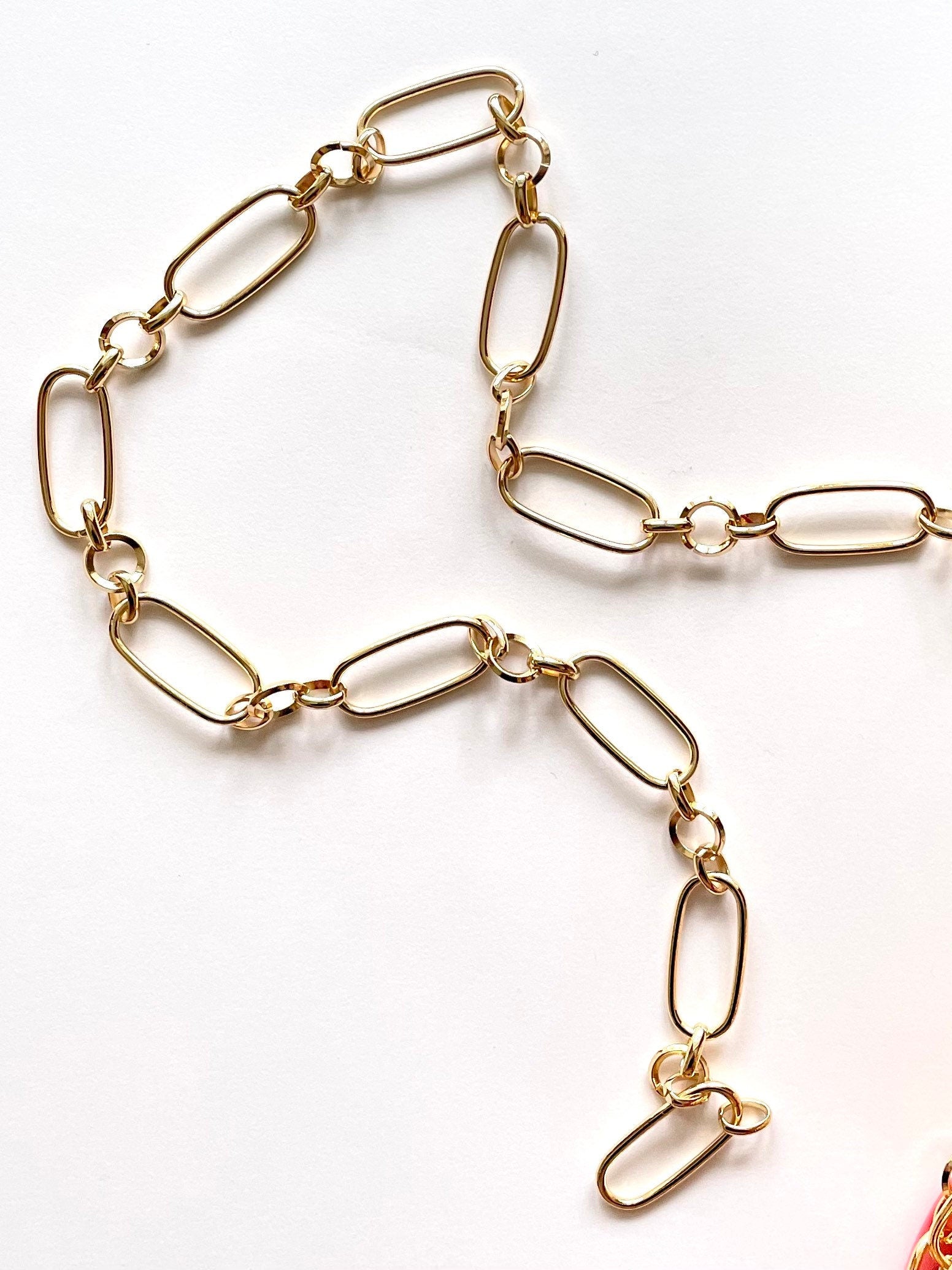 Chela Chain, Large Link Chain, Chain by the Foot, Bulk Chain, Gold Chain, Big Link Chain, Statement Chain, Wholesale Chain