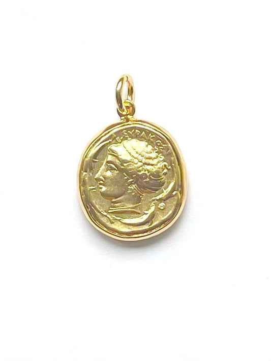 Coin, Thessaly, Greek Coin, Reproduction Greek Coin, Horse and Rider, Greek Coin, Charm Bracelet, Coin Necklace