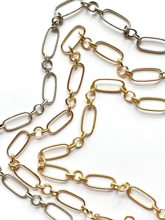Chela Chain, Large Link Chain, Chain by the Foot, Bulk Chain, Gold Chain, Big Link Chain, Statement Chain, Wholesale Chain
