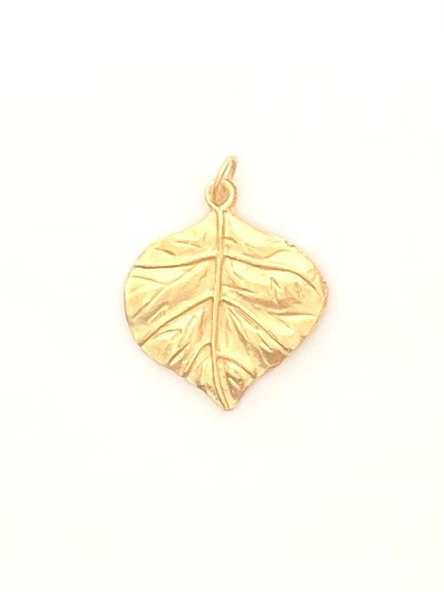 Leaf Charm, Silver Leaf Charm, Britannium Charm, Gold Leaf Charm, Nature Jewelry, Leaf Jewelry, Jewelry Making, Jewelry Supply, Fall Charm
