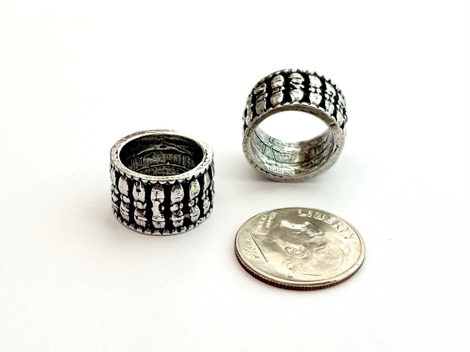 Textured Ring, Ring, Circle Connector, Band, Gold Band, Silver Ring, Jewelry Design, Jewelry Making, Jewelry Finding