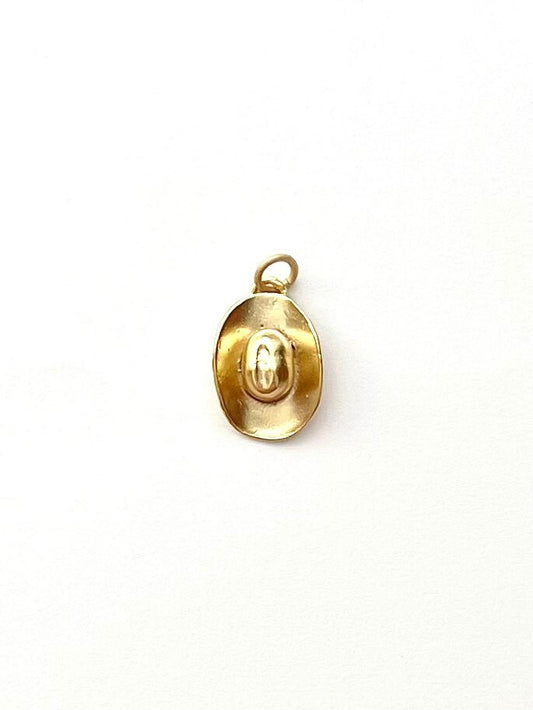 Cowboy Hat, Horse Charm, Western Riding, Equestrian Jewelry, Hat Charm, Rodeo, Britannium, Silver Charm, Gold Charm, Charm Bracelet