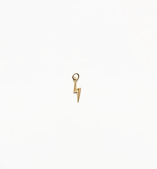 Tiny Gold Lightning Bolt Charm, Harry Potter Charm, Gold Lightning Bolt, Gold Lightning, Harry Potter Jewelry, Harry Potter Scar, Tiny Charm