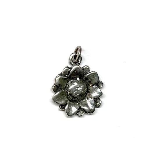 Sunflower, Summer Flower, Garden Charm, Gold Charm, Gold Pendant, Jewelry Design, Summer Jewelry, Flower Charm