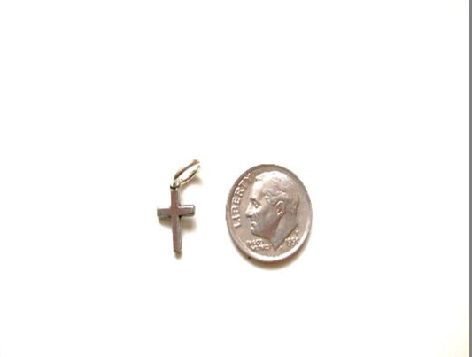 Cross Charm, Britannium Charm, Pewter Charm, Britannium, Gold Cross, Gold Charm, Silver Pendant, Silver Charm, Crucifix, Charm Bracelet